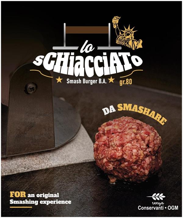 LO SCHIACCIATO- polpetta da smashare 80 g  PZ.100 KG 8,00